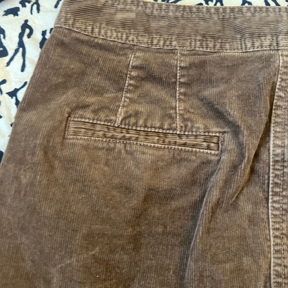Ann Taylor Loft Brown Cotton/Spandex Corduroy Skirt - Size 2 - Picture 9 of 15